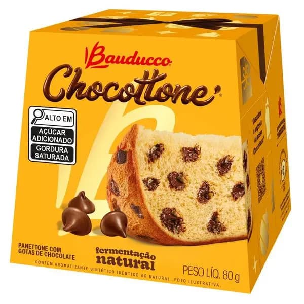 Caixa Bauducco Mini Chocottone 80g